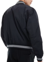 Hollister Varsity Graphic Bomber Jackets GRAY