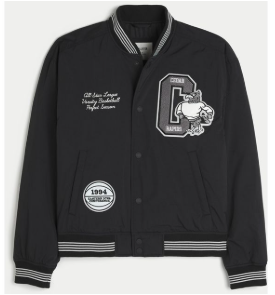 Hollister Varsity Graphic Bomber Jackets