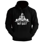 LEARN TO RESET NOT QUIT - Men's Hoodie black