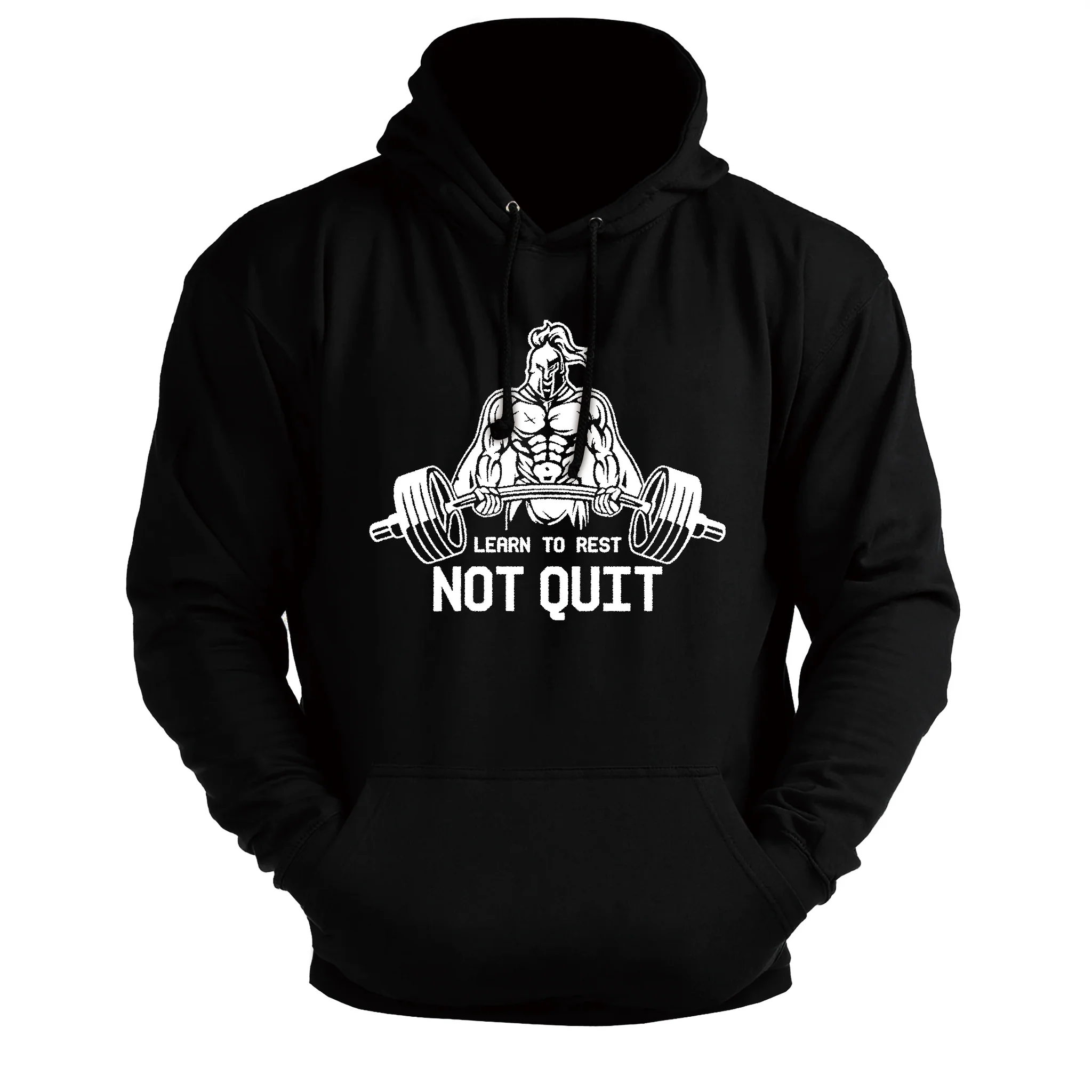 LEARN TO RESET NOT QUIT - Men's Hoodie black LEARN TO RESET NOT QUIT - Men's Hoodie black