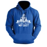 LEARN TO RESET NOT QUIT - Men's Hoodie blue