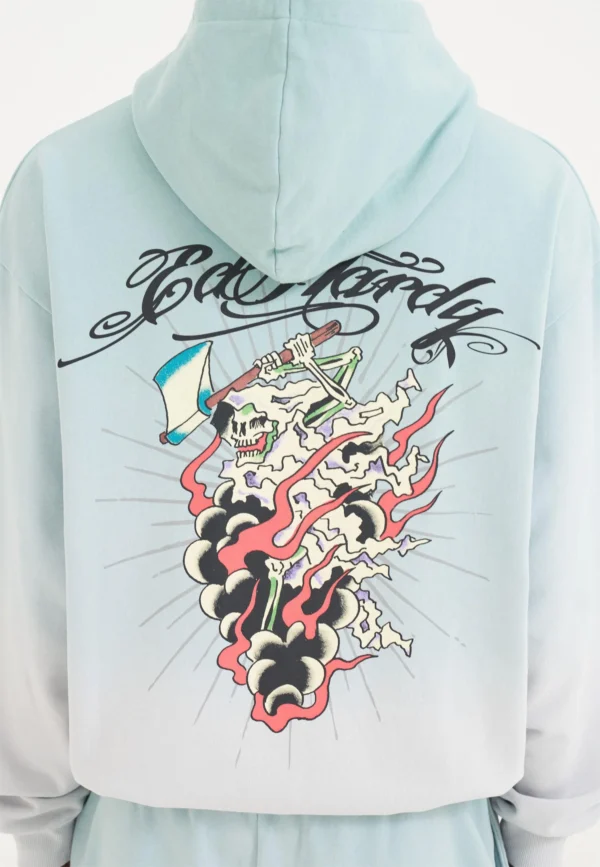 Mens Death Fighter Graphic Hoodie 1
