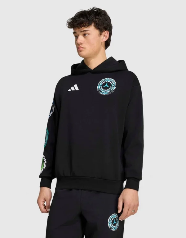 Mercedes - Amg Petronas Formula 1 Team Lights On Hood Sweatshirt 111