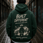 Monochrome Urban Logo Pullover Hoodie