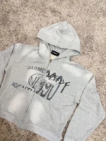 No Faith Studios Zip Up Hoodie 1