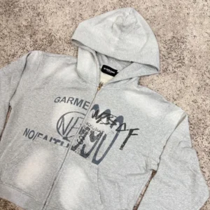 No Faith Studios Zip Up Hoodie 1