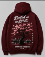 Rooted in streetstyle cherry blossom hoodie