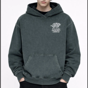 Shin'yū - Unisex Snow Washed Hoodie WhiteTigerStoreCH 1