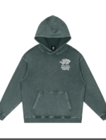 Shin'yū - Unisex Snow Washed Hoodie WhiteTigerStoreCH freen