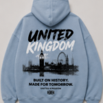 United kingdom Urban Minimalist Graphic Pullover Hoodie 1