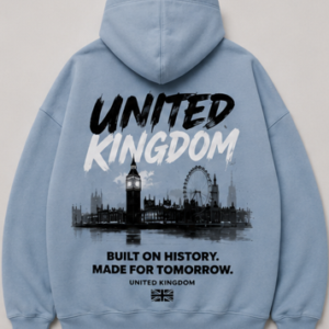 United kingdom Urban Minimalist Graphic Pullover Hoodie 1