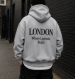 Urban streetwear hoodie collection gray 1