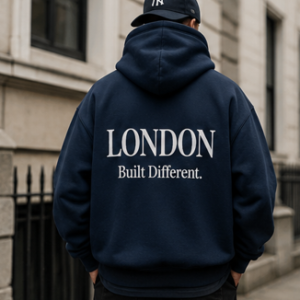Urban streetwear hoodie collection navy
