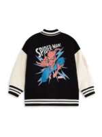 Vanilla Underground Black Marvel Spiderman Bomber Jacket 1