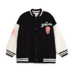 Vanilla Underground Black Marvel Spiderman Bomber Jacket
