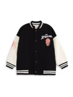 Vanilla Underground Black Marvel Spiderman Bomber Jacket