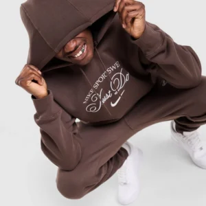 Varsity Hoodie brown