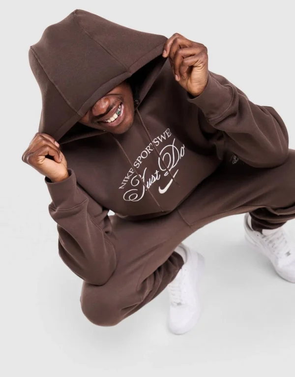 Varsity Hoodie brown