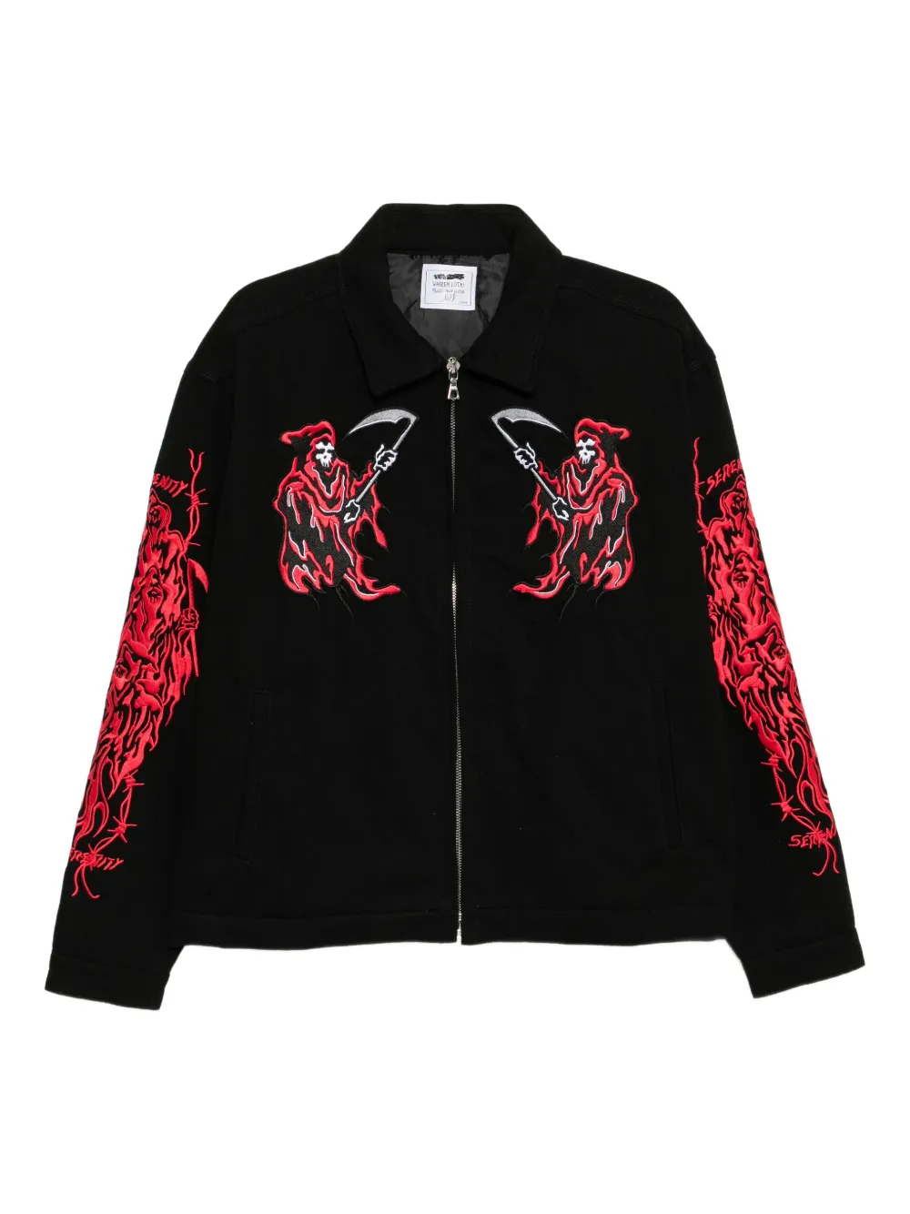 Warren Lotas graphic pRINT jacket Warren Lotas graphic pRINT jacket