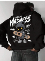 enjoy the madness hoodie black