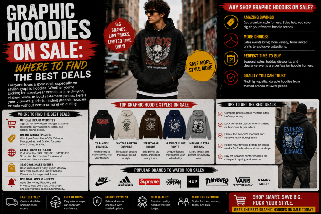 Graphic Hoodies on Sale
